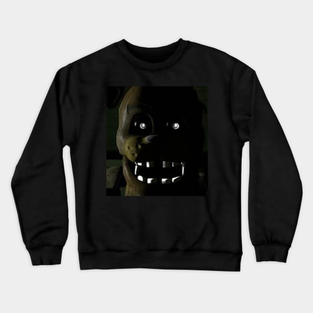 Phantom Freddy Crewneck Sweatshirt by NIGHTMARESPRINGTRAP